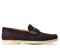 Base London Snapper Men's Leather Loafer Shoes Men's | Slip On Shoes | Burnt Brown | UK Size 11