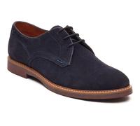 Base London Strand Lace Up Leather Mens Navy Lace-Up Shoes - Size UK 8