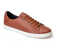Base London Tucker Leather Men's Burnt Tan Trainers - UK 9 / EU 43 / US 10