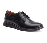 Base London Wing Black Leather Male Mens Formal Lace Up Shoes