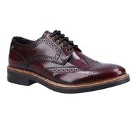 Mens Base London Shoes Woburn Hi-Shine Formal Leather Smart Brogue Lace Ups