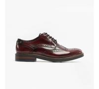 Base London Woburn Hi-Shine Brogue Mens Shoes - Bordo - UK 10 / EU 44 / US 11
