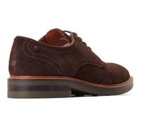 Base London Men's Smart Derby Shoes Mawley Lace-Up Brown Size 9 UK