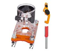Base Milling Machine Wood - 560 g Heavy Compact Metalliča | Base Milling Machine Palm Wood Furniture Chamfering Groove Cutting Çurvo | Sharpening Machine 2-in-1 Auxiliary Carving Positioner