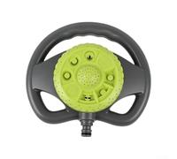 Base-Mounted Lawn Sprinkler 79m² Coverage Plastic | 8 adjustable patterns, 10m spray radius, covers 79m², for ideal for small gardens, water efficient