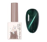 Base Nail Gel 12ml X 1pc Crystal Cat Eye Gel Nail Polish Universal Ice Sand Gel Nail Colors (N, One Size)