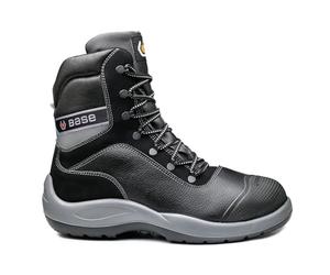 BASE Protection B0120 Bach Classic Safety Boot S3 CI SRC Full Grain Leather Steel Toecap Antibacterial Lining Ballistic Midsole Thinsulate Padded Collar Anti Fatigue AirTech Tpu Skin Sole Durable,