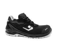 BASE Protection i-Omega B1235A SB E WPA PS CI FO SR Nabutek Leather EH Insulating Sole SmellStop Dry Foot System Non-Metallic Puncture Safety Shoe Trainer, Black, UK 4.5