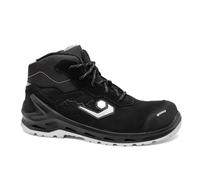 BASE Protection i-Omega TOP B1236A SB E WPA PS CI FO SR Nabutek Leather EH Sole Dry Foot SmellStop Puncture Resistant Lateral Protection Safety Boot, Black, UK 11.5