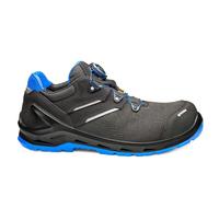 BASE Protection I-Wire B1219 S3 ESD SRC Textile BOA Closure SlimCap Toe Fresh’n Flex Midsole Airtech Sole SmellStop Antibacterial Safety Shoe Trainer, Black/Blue, UK 3