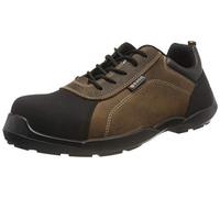 BASE Protection Portwest B0609 Aerobic Low Safety Shoe Slip Water Resistant | Brown/Black, 10, S3 EN ISO 20345, Leather Outsole, Anti-Static Footwear, Lace-Up Fastening, Steel Toe Cap