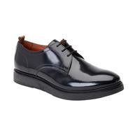 Base London Men's Roly Plain Toe Derby in Black | Size: 12 Base London Black 12