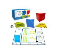 Base Ten Blocks Math Manipulatives, Counting Cubes for Tens Hundreds Thousands Place Value, Educational Math Games for Kindergarten 1st 2nd 3rd Grade Kids
