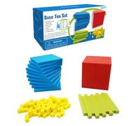 Base Ten Blocks Set, Manipulatives Cubes Toys, For Place & Decimal System