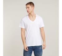 G-Star for man. D25500-124-110 Pack of 2 Base V-Neck T-shirts white (S), Casual, Short sleeve, Organic Cotton, Sustainable