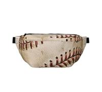 Baseball 1 Print Bumbag Large Fanny Pack, Crossbody Waist Bag with Adjustable Strap Chest Bag for Hiking Travel Fitness and Daily Carry