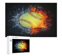 Baseball 1000 Pieces Jigsaw Puzzles For Adults Suitable For Children 12 And Up Wooden Puzzle （75×50cm）