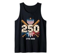 Baseball 250th Anniversary Celebrating America's Pastime Tank Top
