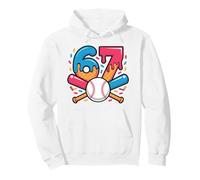 Baseball 67 Ice Cream Drip Fun 67th Birthday Meme 67 Number Pullover Hoodie