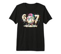 Baseball 67th Birthday Ice Cream Sprinkles Fun Baseball 67 Premium T-Shirt