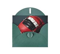 baseball and Glove Print Blank Cards and Envelopes 5" x 6" for Wedding Birthday Invitations and All Occasions