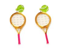 Baseball and Tennis Bat Dangle Earrings Acrylic Sport Ball Earrings for Women Jewelry