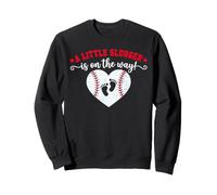 Baseball Baby Announcement A Little Slugger Is On the Way Sweatshirt