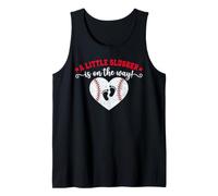 Baseball Baby Announcement A Little Slugger is On the Way Tank Top