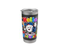 Baseball Back to School Peace Sign Hello 2nd Grade Kid Boy Stainless Steel Insulated Tumbler