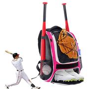 Baseball Bag, Baseball Backpack - Baseball Bat Bags, Youth Baseball Backpack, Softball Bat Bag, Waterproof Tear Resistant Oxford Baseball Backpack with Padded Shoulder Strap