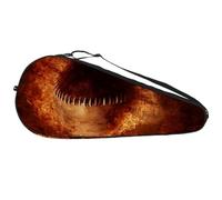 Baseball Ball with Flames Retro Pattern Tennis Racquet Bag Lightweight Racket Carrying Bag for Youth and Adults