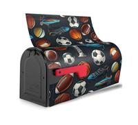 Baseball Basketball Football Hockey Print Fashion mailbox cover Magnetic Mailbox Cover Waterproof Unique Easy Installation