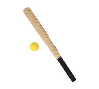 Baseball Bat and Ball Set 21 inch Lightweight Educational Toy Baseball Games Wood Grain Color, 54cm