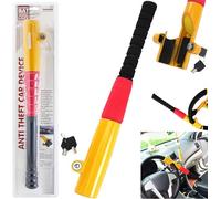 Baseball Bat Anti Theft Car & Van Lock - Vehicle Steering Wheel Security Steel | Keys Safety Hand Brake Steel Easy to Lock Vehicle Van | Anti-Theft Security Secure - Strong Durable Long Lasting