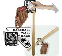 Baseball bat rack wall hanger (100% Steel) (White)
