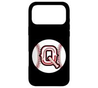 baseball bat sport monogram cute initial letter Q graphic Case for iPhone 17 Pro Max