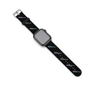 Baseball Bat with Sprinkles Drip Silicone Watch Strap Compatible with IWatch Adjustable Sports Band Unisex 38mm/40mm