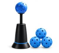 Baseball batting trainer, hand-press automatic bounce batting practice device, portable single-person swing training aid, outdoor baseball training equipment.