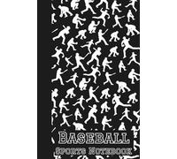 Baseball Blast Silhouette | Classic Lined Composition Notebook for Players & Fans (masculine)