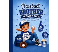 Baseball Brother Activity Book: baseball coloring pages book