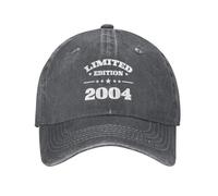 Baseball Cap 2004 Limited Birthday 21Th Awesome Since Trucker Hats Vintage Baseballhat Adjustable Flatbrim Snapback Caps for Travel Camping Running