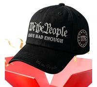 Baseball Cap - 24 Inch Cotton Commemorative Adjustable Outdoor Baseball Hats for 250 Years, Retro Hat | Sports Cap - For 4th of July Parades, Sports Events, Black, XL-XXL