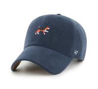 47 Beagle Clean Up Corduroy Baserunner Dog Icon Navy Blue Adjustable Cap