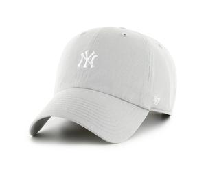 Baseball cap 47Brand MLB New York Yankees Base Runner Clean Up Gris TU