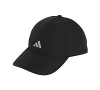 adidas Unisex Running Essential Climacool 6 Panel Baseball Cap, Black/Reflective Silver, M-L