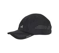adidas Unisex Runningxadizero Lightweight Climacool Hat, Black/Reflective Silver, S-M