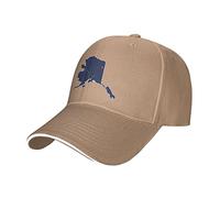 Baseball Cap Alaska State Flag Trucker Cap Classic Trucker Hat Adjustable Baseballcap for Travel Running Activities