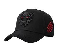 Baseball Cap Animal Tiger Embroidered Baseball Sun Hat Cool Hip Hop Baseball Hat for Men Women Sports Fan (Tiger Head Black [3D Embroidery])