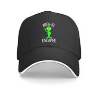 Baseball Cap Area 51 Escapee - Funny Alien UFO Area-51 Storm Extraterrestrials Flying Saucer Roswell Baseball Cap