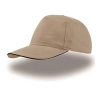 Baseball cap Atlantis Headwear Start Five Sandwich Beige 58 cm
